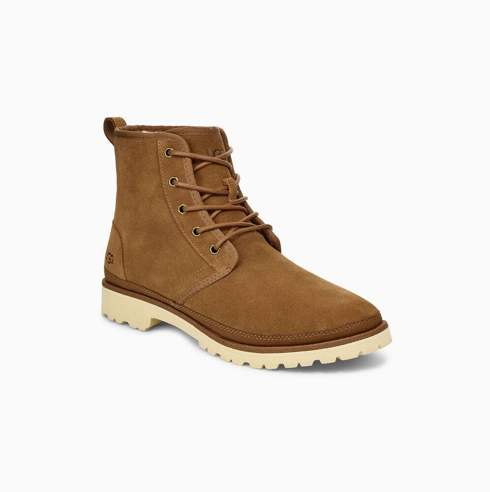 UGG Harkland Brown Boots for Men (VZFU13084)